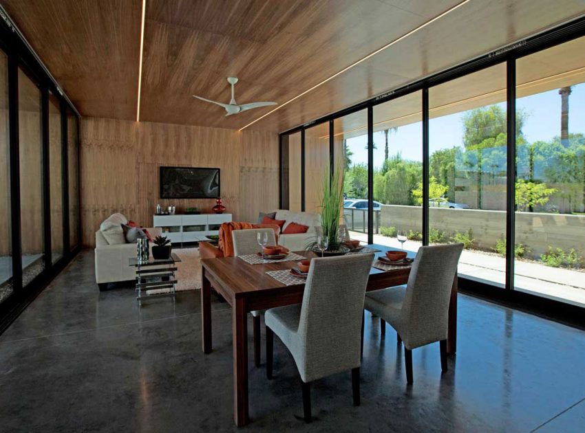 An Open Plan Contemporary Home Built on a Vacant Lot in Phoenix, Arizona by The Ranch Mine (11)