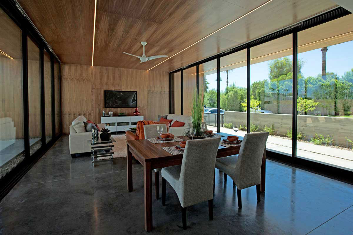 An Open Plan Contemporary Home Built on a Vacant Lot in Phoenix, Arizona by The Ranch Mine (11)