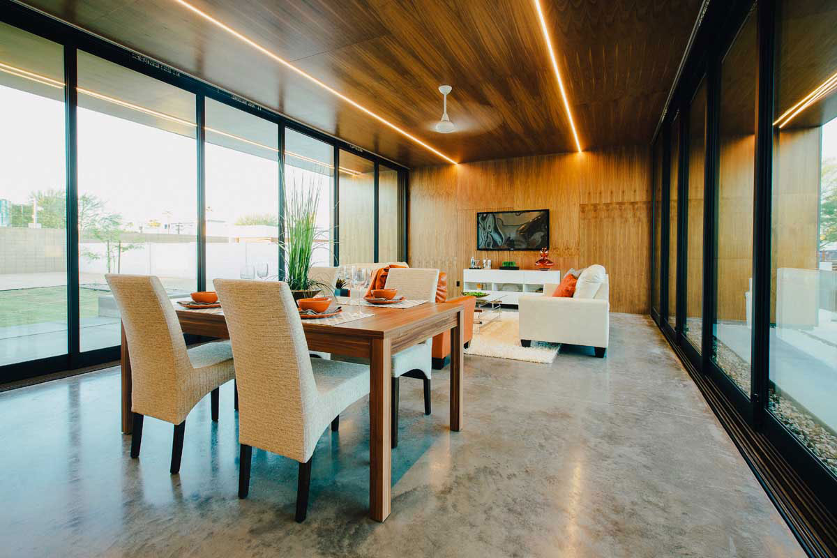 An Open Plan Contemporary Home Built on a Vacant Lot in Phoenix, Arizona by The Ranch Mine (12)