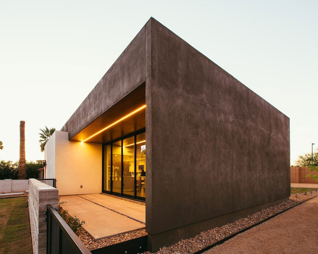 An Open Plan Contemporary Home Built on a Vacant Lot in Phoenix, Arizona by The Ranch Mine (22)