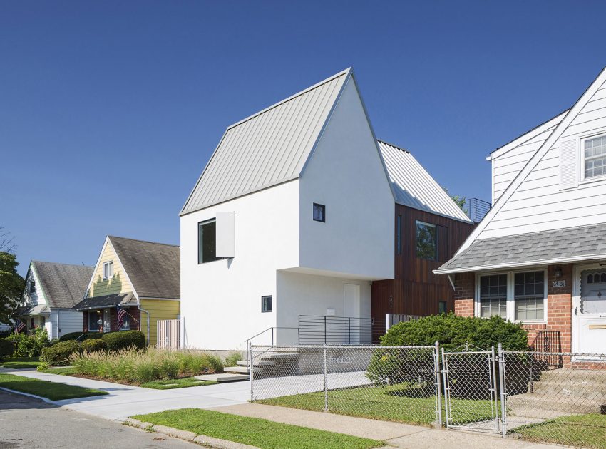 An Unconventional and Stylish Modern Home for an Extended Family in Flushing by O’Neill Rose Architects (1)