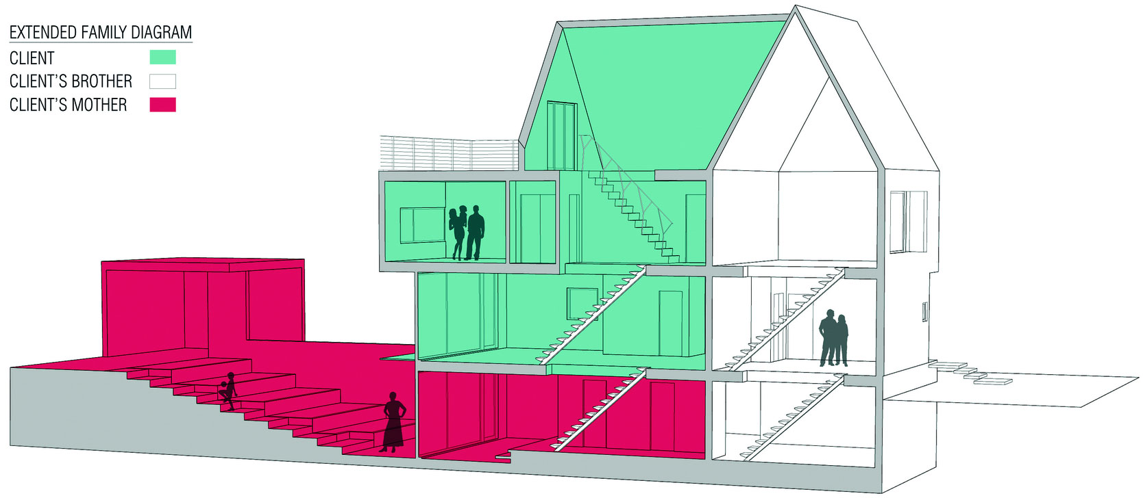 An Unconventional and Stylish Modern Home for an Extended Family in Flushing by O’Neill Rose Architects (21)