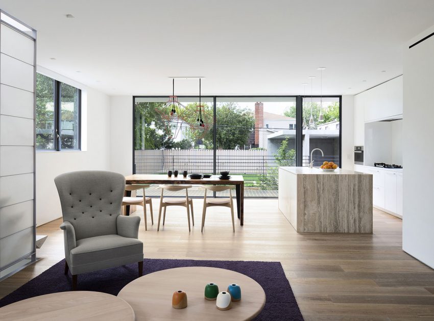 An Unconventional and Stylish Modern Home for an Extended Family in Flushing by O’Neill Rose Architects (7)