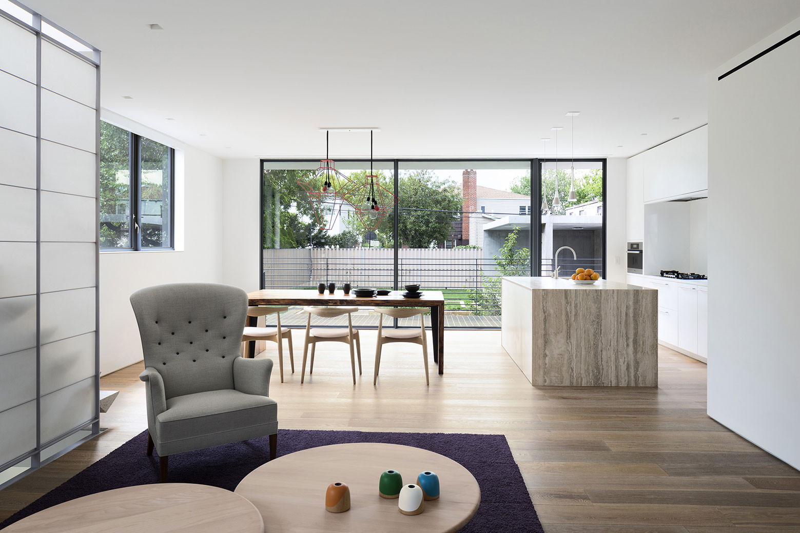 An Unconventional and Stylish Modern Home for an Extended Family in Flushing by O’Neill Rose Architects (7)