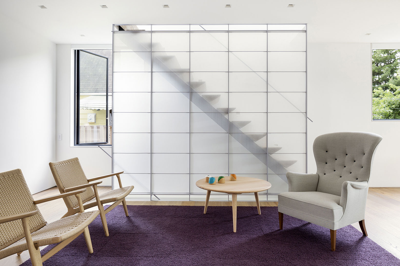 An Unconventional and Stylish Modern Home for an Extended Family in Flushing by O’Neill Rose Architects (8)