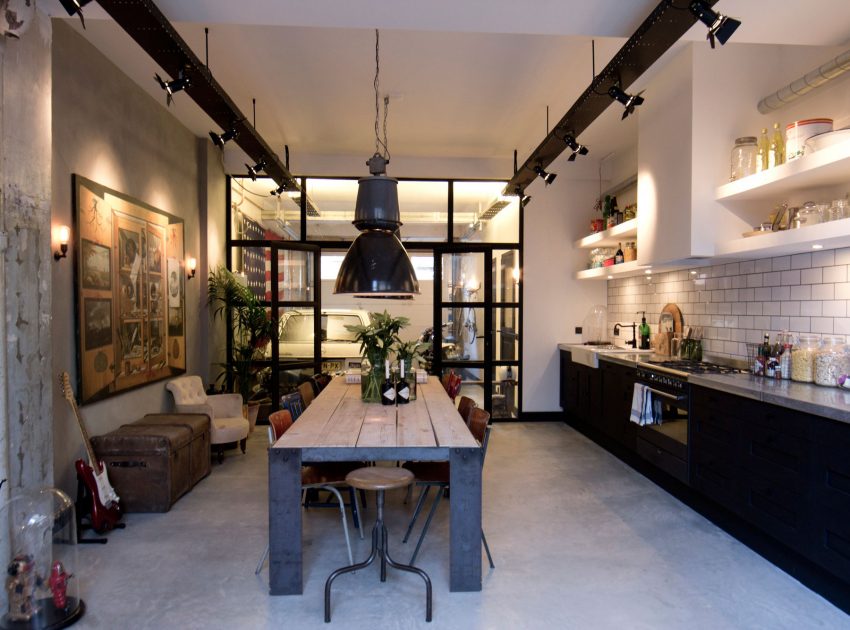 An Unused Garage Transformed into an Eclectic and Spacious Home in Amsterdam by Bricks Amsterdam (5)