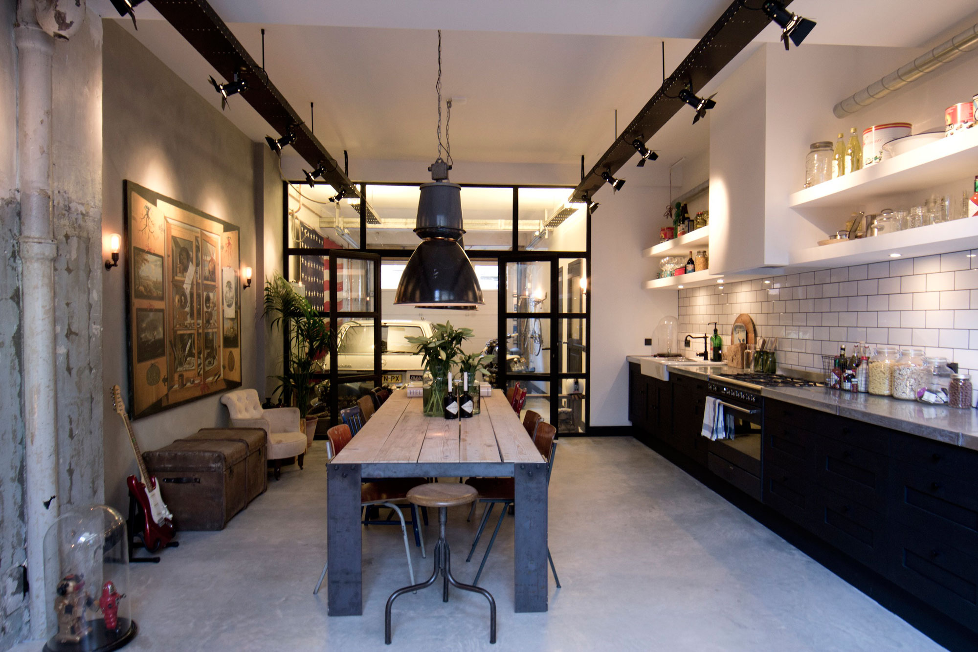 An Unused Garage Transformed into an Eclectic and Spacious Home in Amsterdam by Bricks Amsterdam (5)