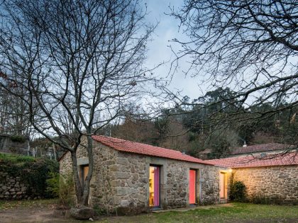 A 17th-Century Home Becomes a Surprising Contemporary House in Linhares, Portugal by Escritório de Arquitetos (27)