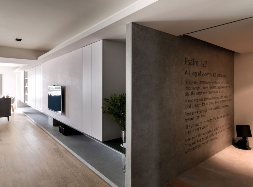 A 30-Year-Old Apartment Becomes an Elegant and Warm Home in Taipei, Taiwan by Wei Yi International Design Associates (10)