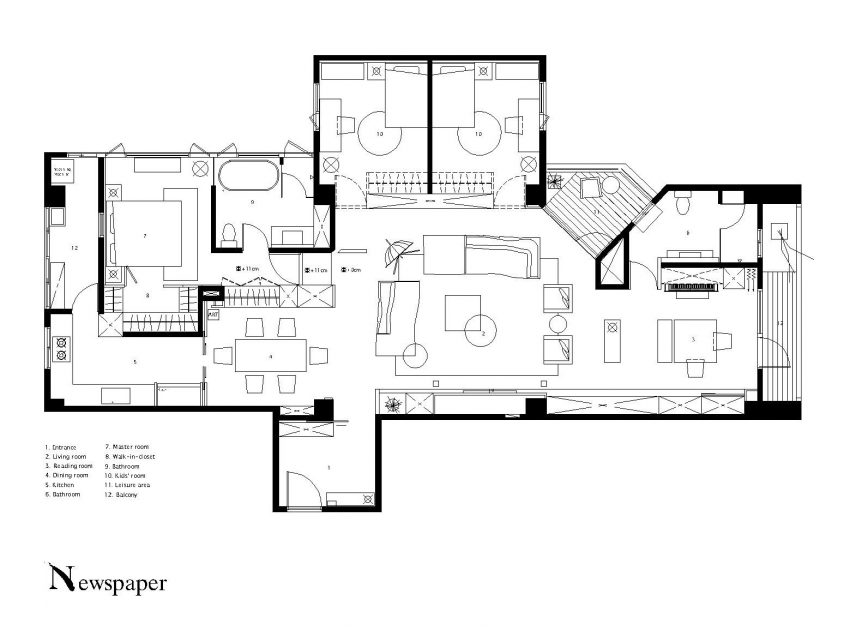 A 30-Year-Old Apartment Becomes an Elegant and Warm Home in Taipei, Taiwan by Wei Yi International Design Associates (28)