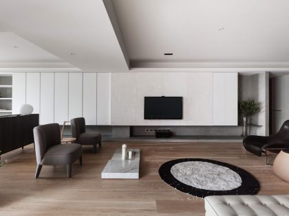 A 30-Year-Old Apartment Becomes an Elegant and Warm Home in Taipei, Taiwan by Wei Yi International Design Associates (3)