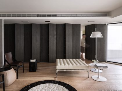 A 30-Year-Old Apartment Becomes an Elegant and Warm Home in Taipei, Taiwan by Wei Yi International Design Associates (5)
