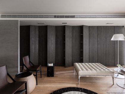 A 30-Year-Old Apartment Becomes an Elegant and Warm Home in Taipei, Taiwan by Wei Yi International Design Associates (6)