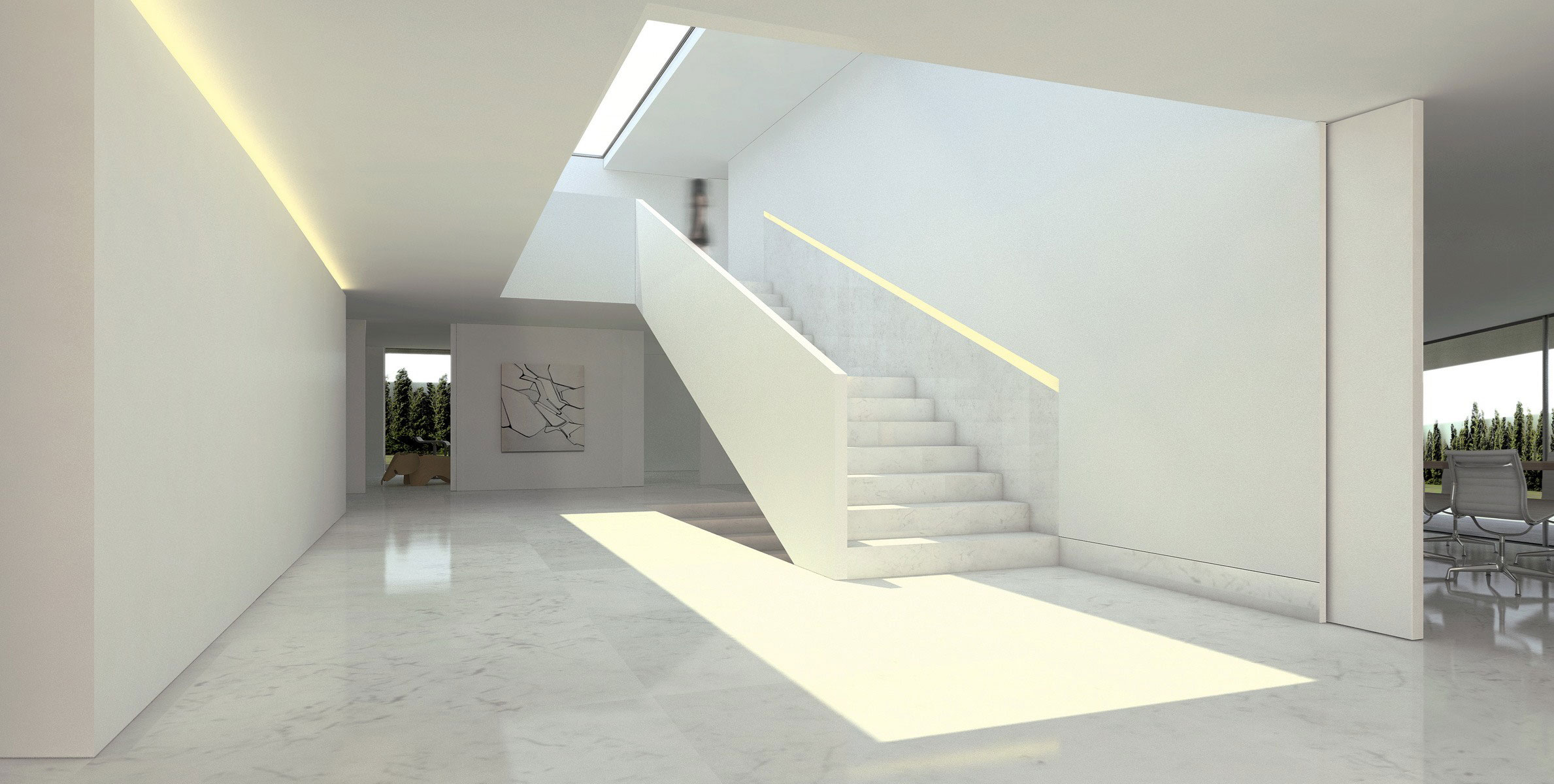 A Beautiful Contemporary House with Pool and Roof Terrace in Madrid, Spain by Fran Silvestre Arquitectos (13)