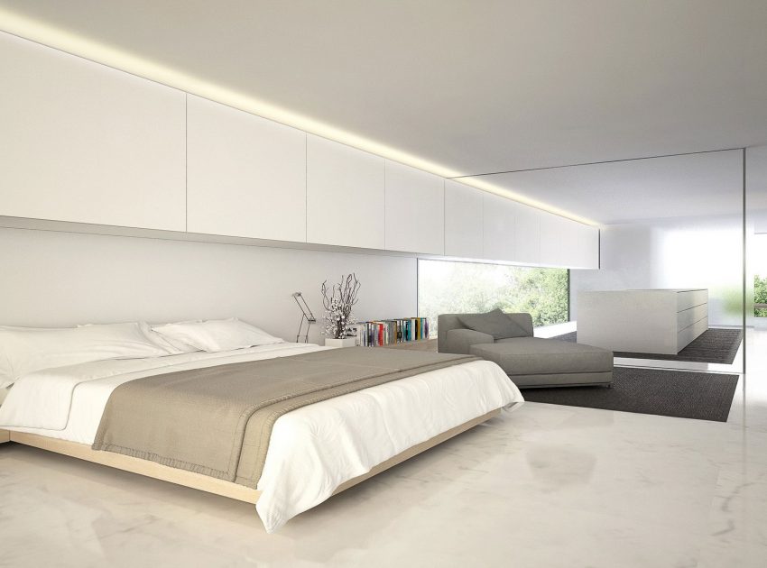 A Beautiful Contemporary House with Pool and Roof Terrace in Madrid, Spain by Fran Silvestre Arquitectos (15)