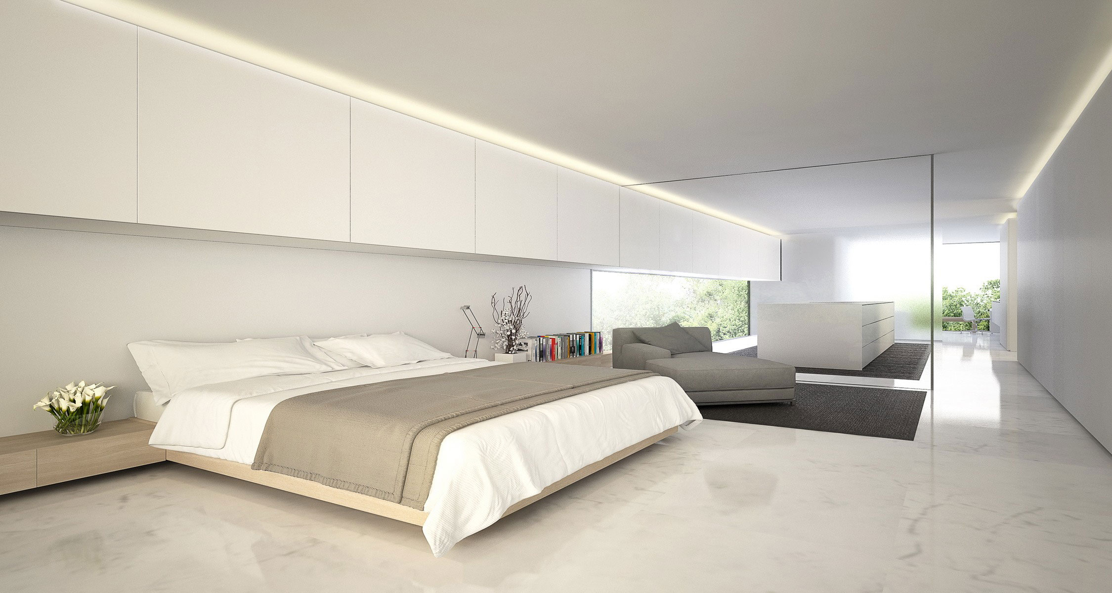 A Beautiful Contemporary House with Pool and Roof Terrace in Madrid, Spain by Fran Silvestre Arquitectos (15)