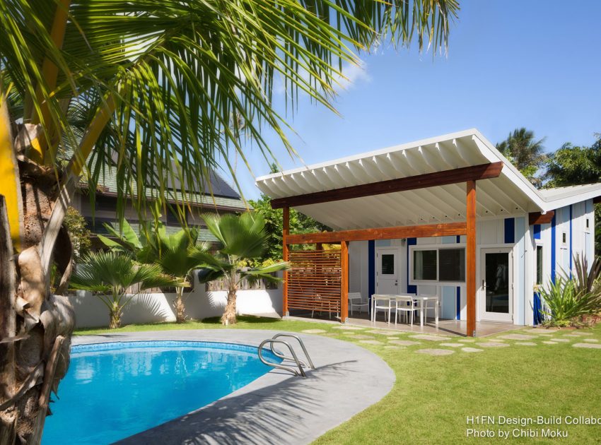 A Beautiful Modern Beach House with a Unique Twist in Kailua, Hawaii by H1+FN Design Build Collaborative (3)