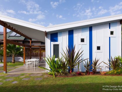 A Beautiful Modern Beach House with a Unique Twist in Kailua, Hawaii by H1+FN Design Build Collaborative (5)