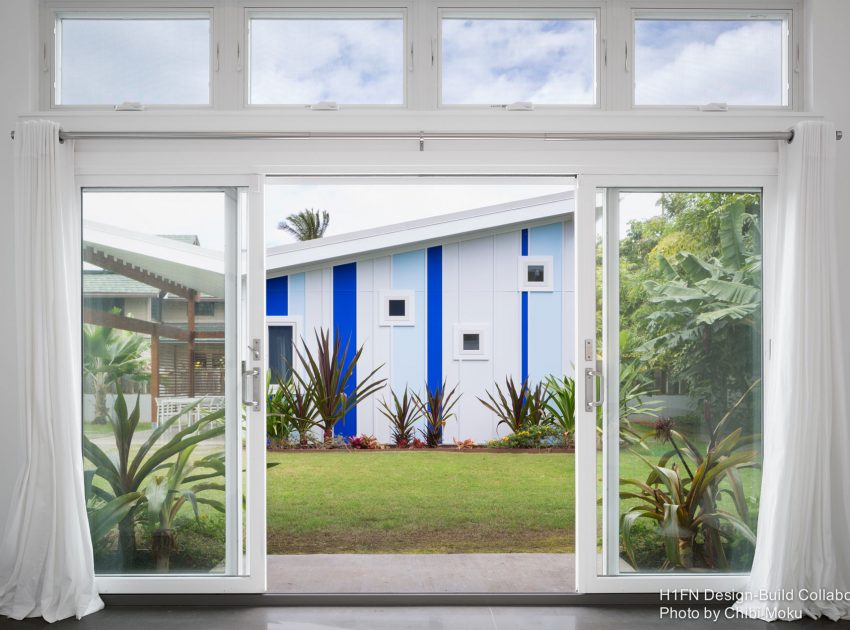 A Beautiful Modern Beach House with a Unique Twist in Kailua, Hawaii by H1+FN Design Build Collaborative (6)