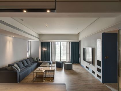 A Bright Contemporary Home for a Young Couple and Their Children in Taichung City by Taipei Base Design Center (1)
