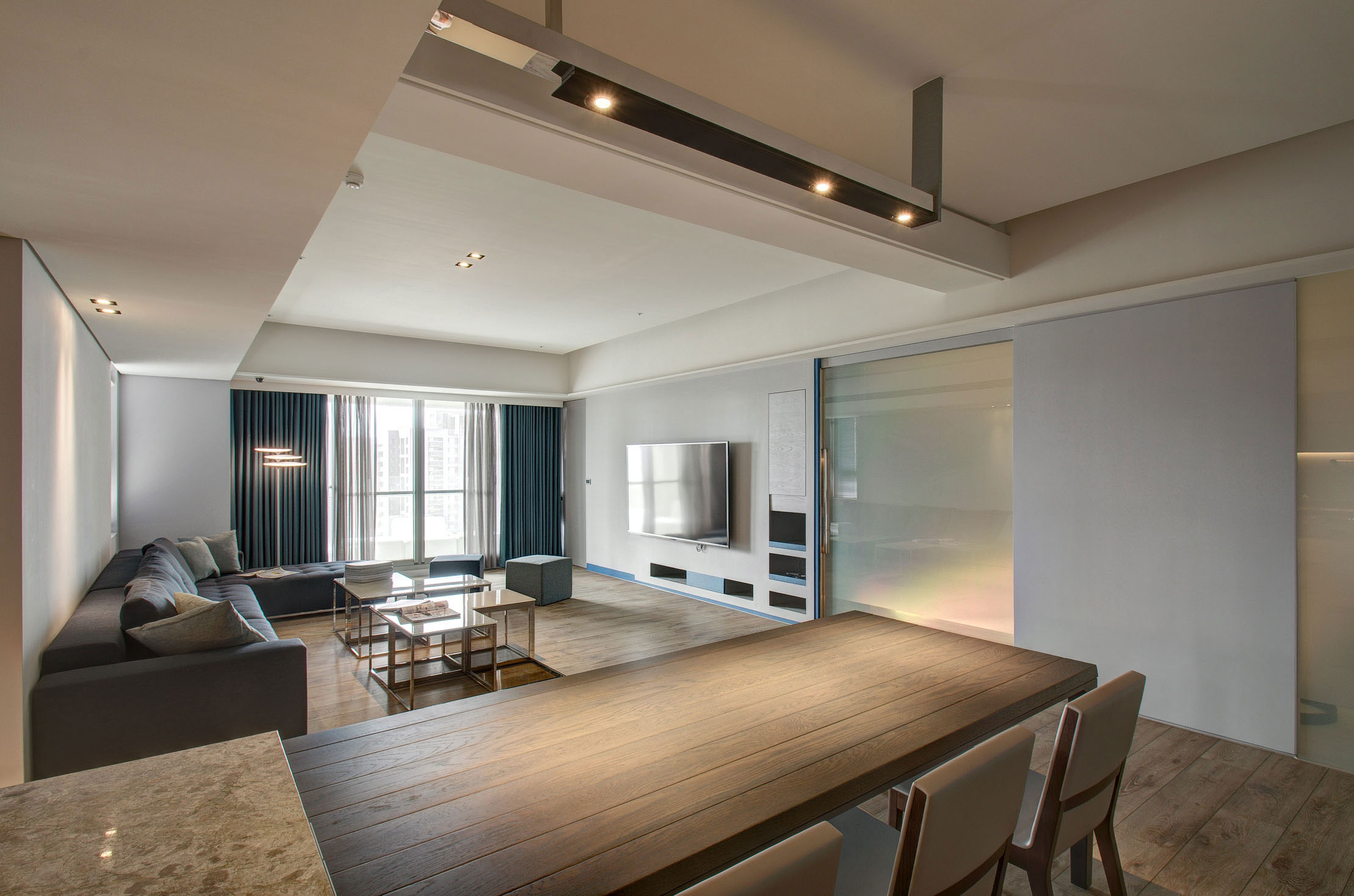 A Bright Contemporary Home for a Young Couple and Their Children in Taichung City by Taipei Base Design Center (2)