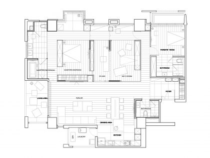 A Bright Contemporary Home for a Young Couple and Their Children in Taichung City by Taipei Base Design Center (36)