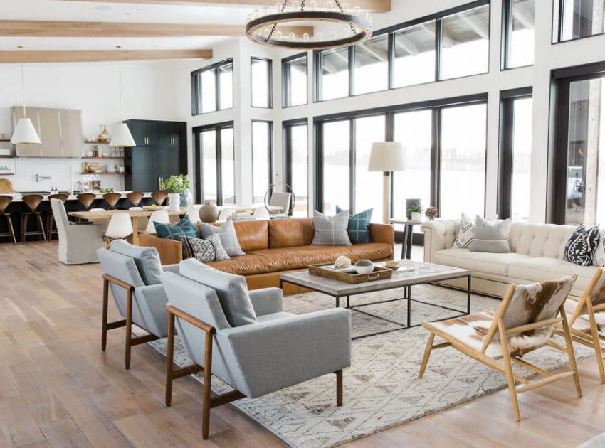 A Bright Modern Mountain Home Drenched in Rustic Décor in Park City, Utah by Studio McGee (2)