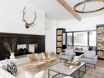 A Bright Modern Mountain Home Drenched in Rustic Décor in Park City, Utah by Studio McGee (5)