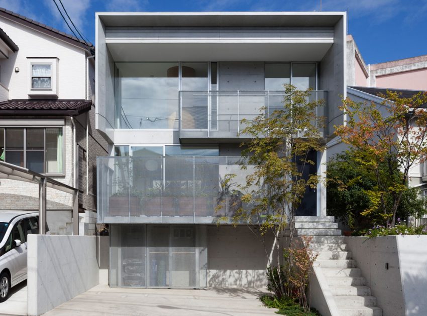 A Bright and Airy Concrete Home for Family of Three in Hiroshima Prefecture by Yutaka Yoshida Architect & Associates (1)