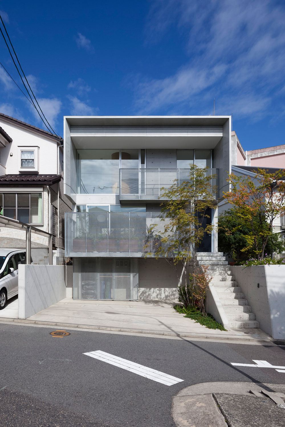 A Bright and Airy Concrete Home for Family of Three in Hiroshima Prefecture by Yutaka Yoshida Architect & Associates (1)