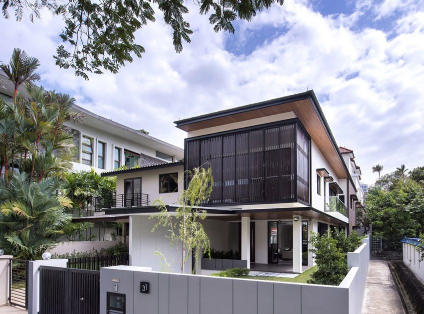 A Bright and Airy Contemporary Home with Elegant Interiors in Singapore by ADX Architects (1)