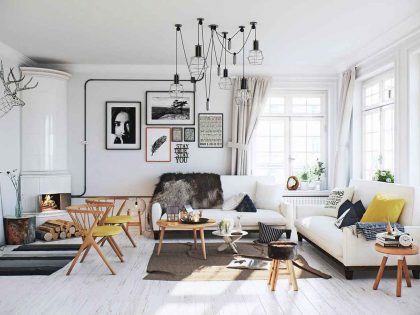 A Bright and Beautiful Scandinavian Apartment Drenched in Natural Light in Norway by IMAGE BOX STUDIOS (1)