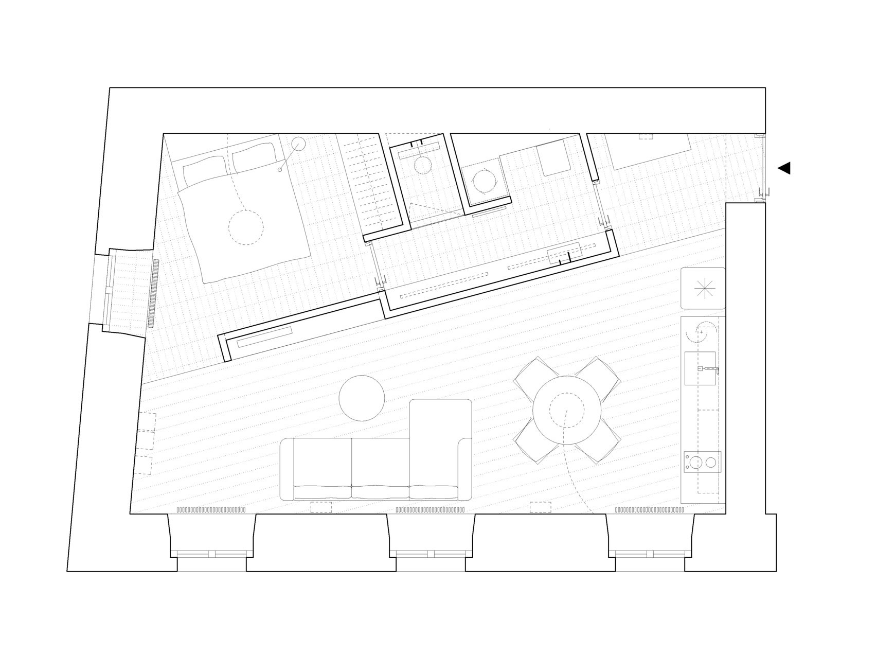 A Bright and Stylish Monochromatic Apartment in Vilnius, Lithuania by YCL Studio (20)