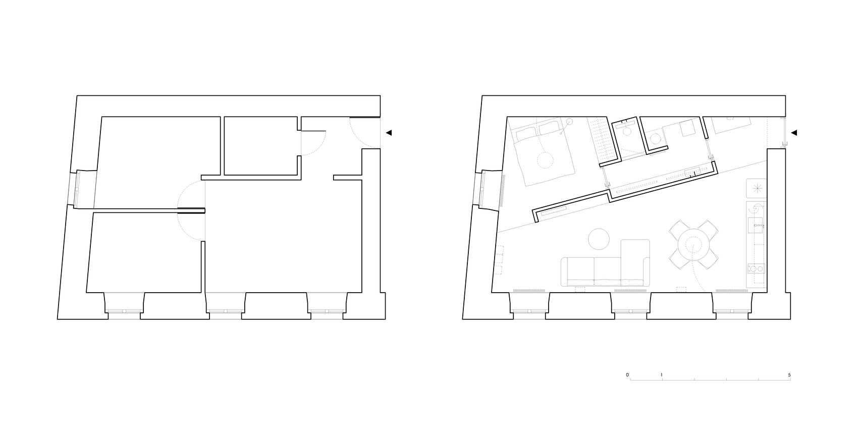 A Bright and Stylish Monochromatic Apartment in Vilnius, Lithuania by YCL Studio (21)