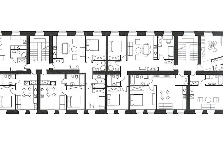 A Bright and Stylish Monochromatic Apartment in Vilnius, Lithuania by YCL Studio (22)