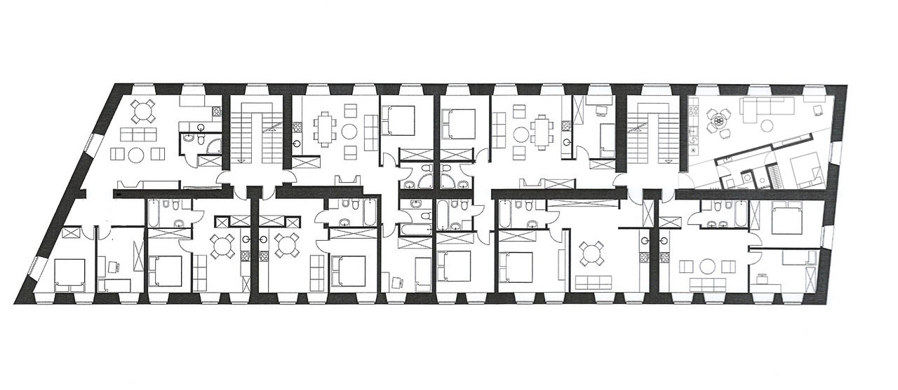 A Bright and Stylish Monochromatic Apartment in Vilnius, Lithuania by YCL Studio (22)