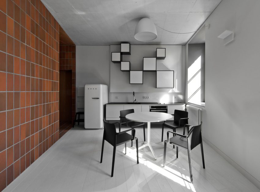 A Bright and Stylish Monochromatic Apartment in Vilnius, Lithuania by YCL Studio (5)