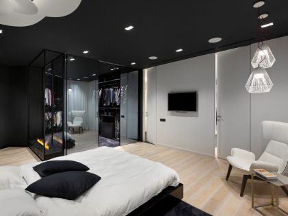 A Bright and Vibrant Apartment Plays with Black and White Accents in Kiev, Ukraine by Lera Katasonova (18)