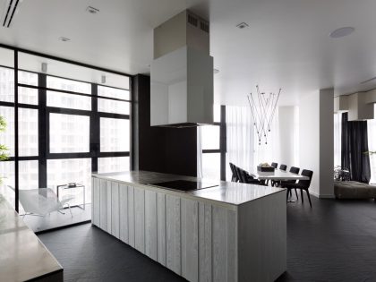 A Bright and Vibrant Apartment Plays with Black and White Accents in Kiev, Ukraine by Lera Katasonova (9)