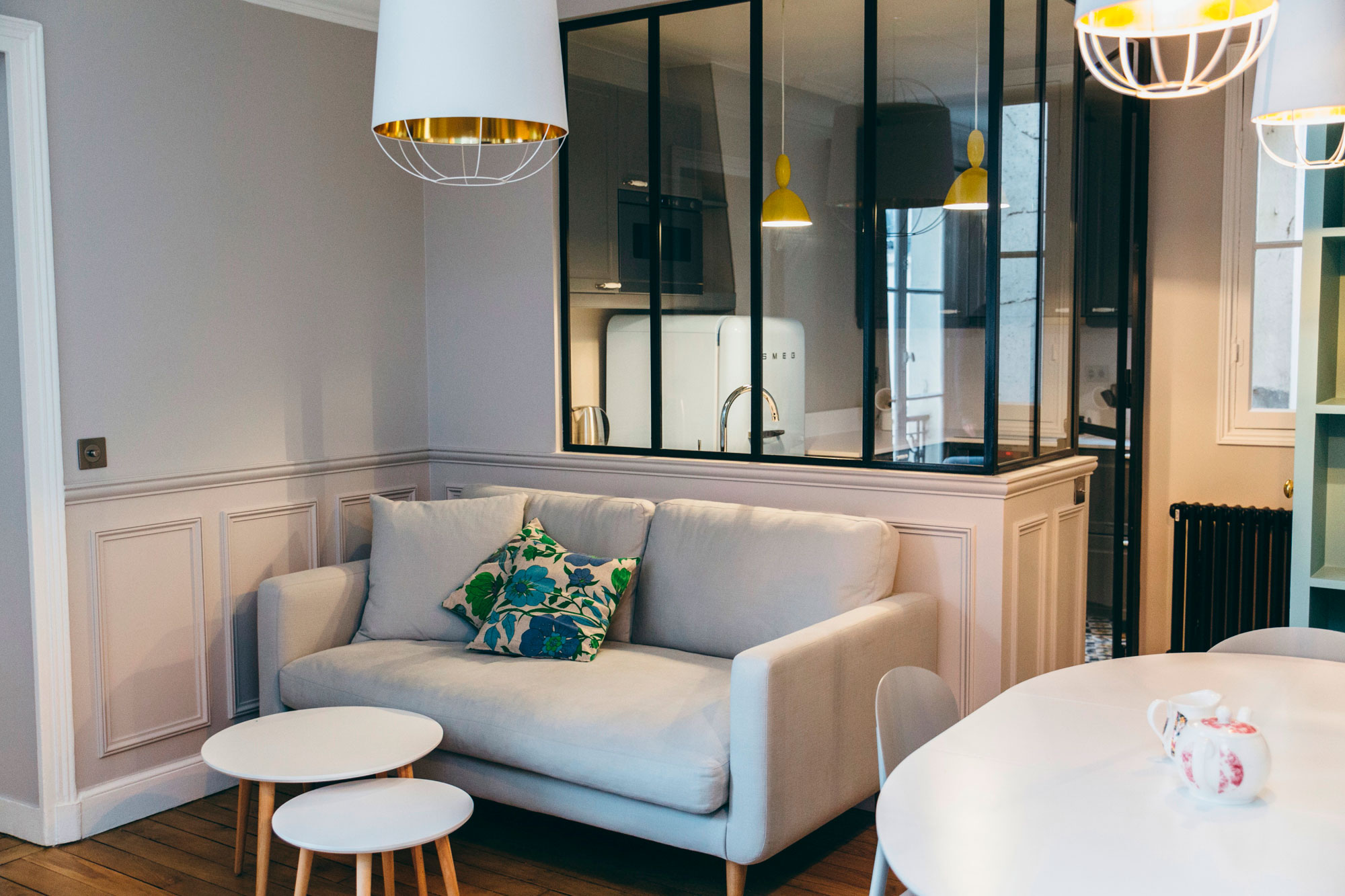 A Charming Contemporary Home with a Retro Twist for a Family of Four in Paris by Camille Hermand Architectures (2)