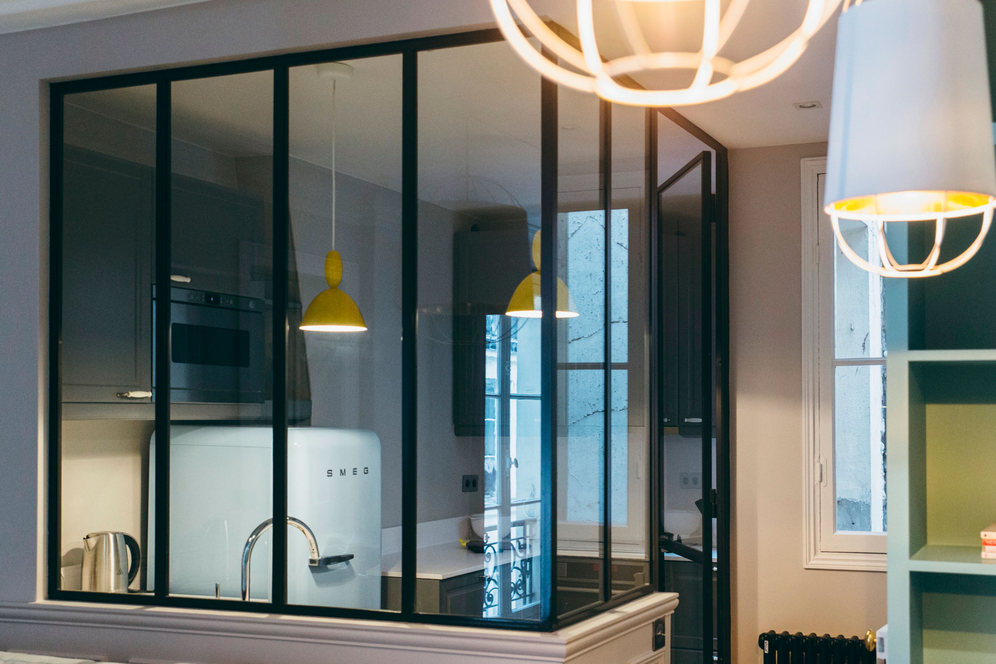 A Charming Contemporary Home with a Retro Twist for a Family of Four in Paris by Camille Hermand Architectures (3)