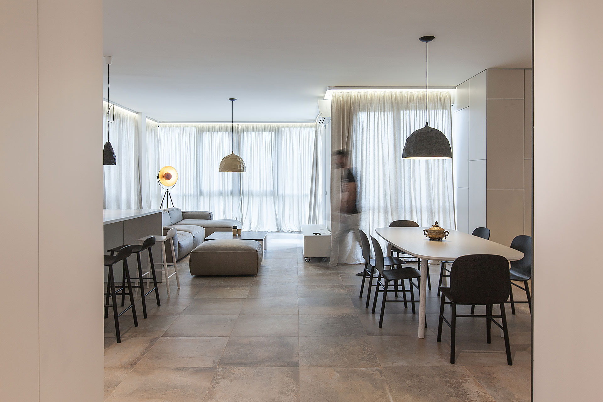 A Contemporary Apartment Filled with Natural and Pale Color Palette in Sofia, Bulgaria by VOOOD (14)