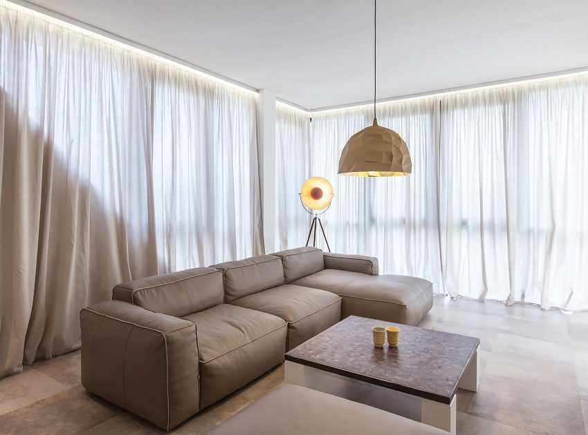 A Contemporary Apartment Filled with Natural and Pale Color Palette in Sofia, Bulgaria by VOOOD (2)