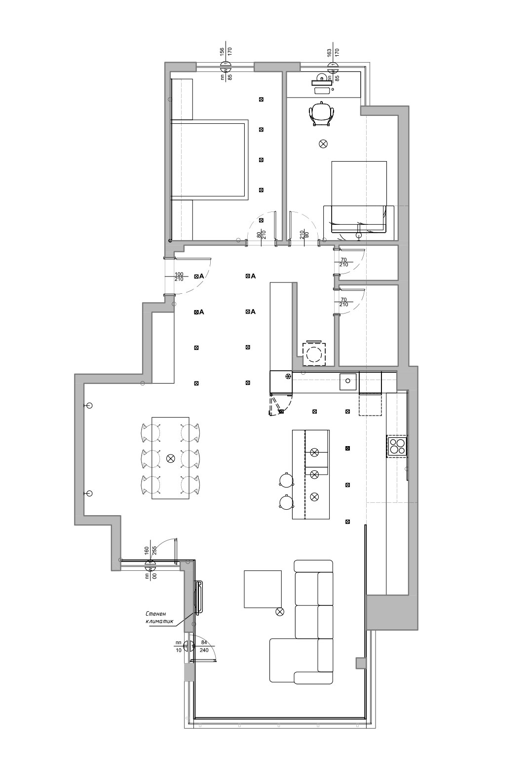 A Contemporary Apartment Filled with Natural and Pale Color Palette in Sofia, Bulgaria by VOOOD (22)