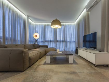 A Contemporary Apartment Filled with Natural and Pale Color Palette in Sofia, Bulgaria by VOOOD (3)