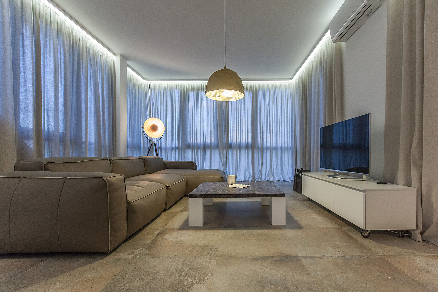 A Contemporary Apartment Filled with Natural and Pale Color Palette in Sofia, Bulgaria by VOOOD (3)