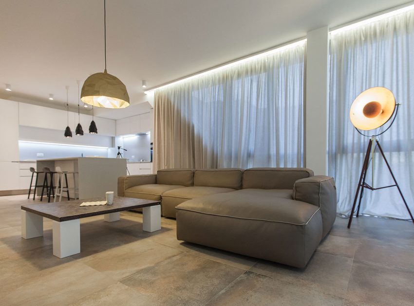 A Contemporary Apartment Filled with Natural and Pale Color Palette in Sofia, Bulgaria by VOOOD (5)