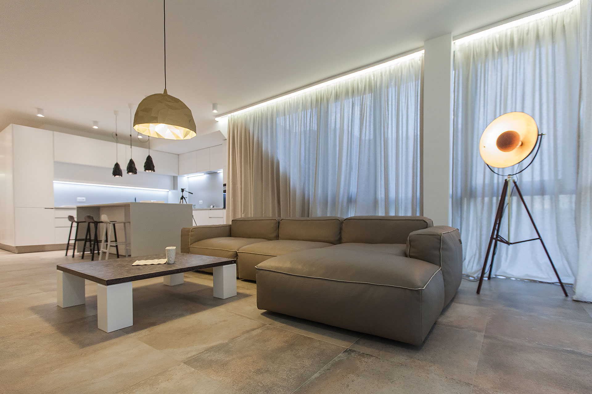 A Contemporary Apartment Filled with Natural and Pale Color Palette in Sofia, Bulgaria by VOOOD (5)