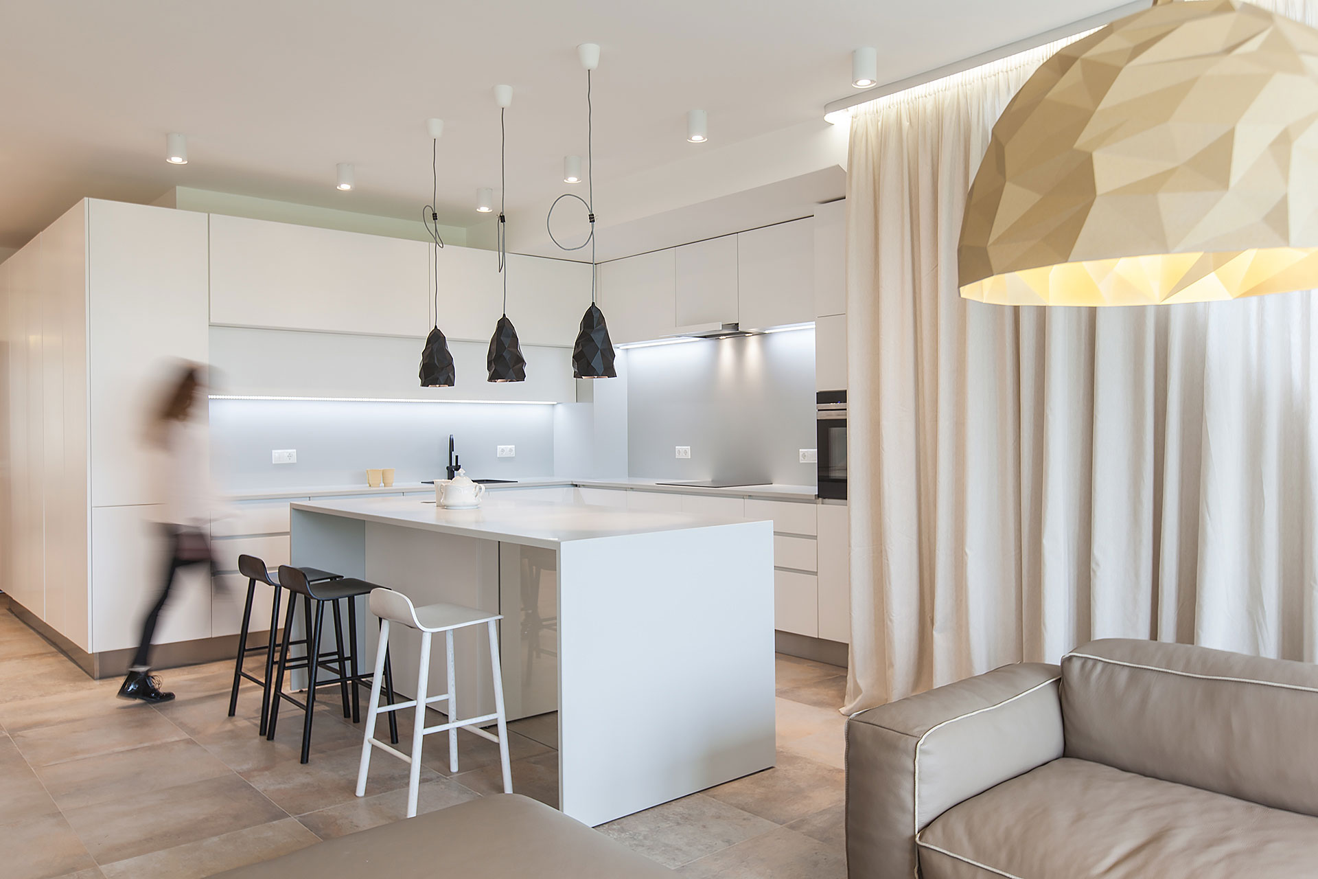 A Contemporary Apartment Filled with Natural and Pale Color Palette in Sofia, Bulgaria by VOOOD (6)