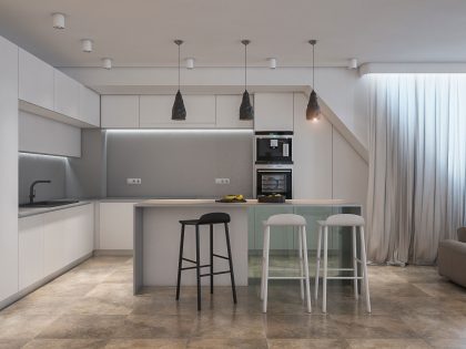 A Contemporary Apartment Filled with Natural and Pale Color Palette in Sofia, Bulgaria by VOOOD (7)